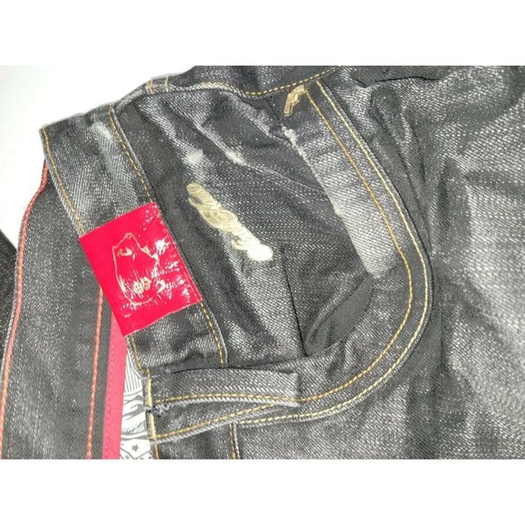 Stash House Men's Relaxed Fit Embroidered Pocket J - Picture 6 of 12